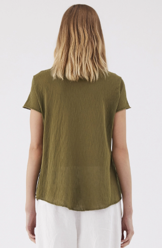 Maglia over fit in tessuto fiammato W5401 - Transit Par Such - immagine 3