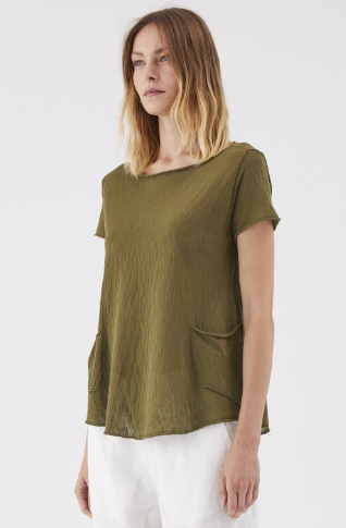 Maglia over fit in tessuto fiammato W5401 - Transit Par Such - immagine 4