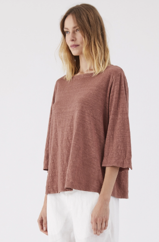 Maglia manica 3/4 in lino WK203 - Transit Par Such - immagine 4