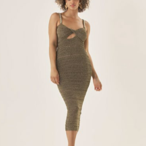 Abito midi tubino in viscosa lurex  4319026 - PHO Firenze