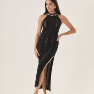 Abito lungo con spacco 4319035 - PHO Firenze