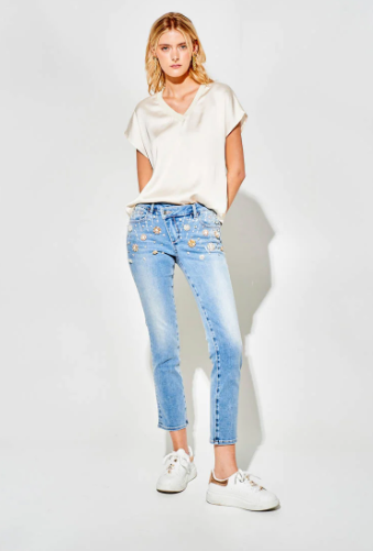 Jeans gioiello M8192DN - Met - immagine 3