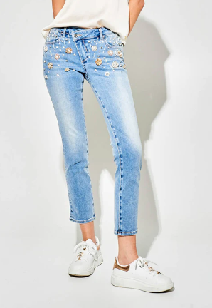 Jeans gioiello M8192DN - Met - immagine 4