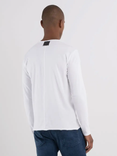 T-shirt girocollo in jersey di cotone M3592 .000.2660- Replay - immagine 3