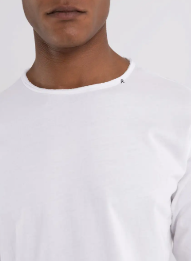 T-shirt girocollo in jersey di cotone M3592 .000.2660- Replay - immagine 4