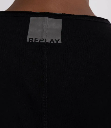 T-shirt girocollo in jersey di cotone M3592 .000.2660- Replay - immagine 7