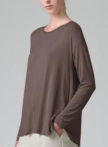 Maglia comfort fit in jersey di modal stretch BI182- Transit Par Such - immagine 4