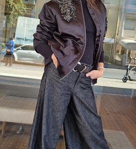 Jeans effetto gonna in black denim RF5143-D5038-87191 - Blugirl