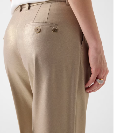 Pantalone dritto effetto metallizzato 6RGB017401A - MARCIANO - immagine 5