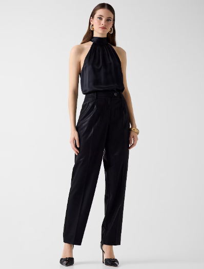 Pantalone dritto effetto metallizzato 6RGB017401A - MARCIANO - immagine 10