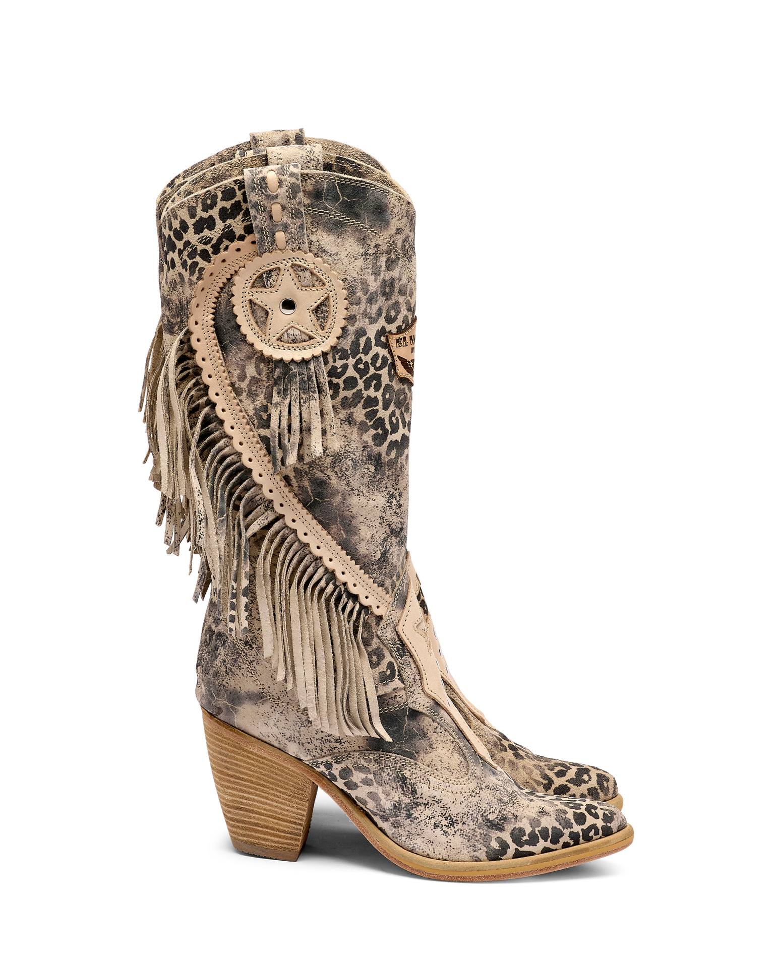 Stivale Western Kathy Leomarble Ecru - El Vaquero - Texano - immagine 3