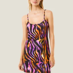 Abito corto hypnotic zebra 126WBWBK5886 - 4Giveness