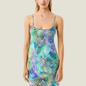 Abito corto patch animalier 126WBWBK5874 - 4Giveness