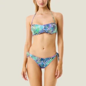 Fascia e slip frou frou patch animalier 126WBWBK5871 - 4Giveness