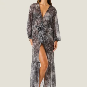 Kimono lungo animalier resort 126WCUCF5747- 4Giveness