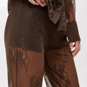 Pantaloni flare in pizzo RA6126-J3901 - Blugirl