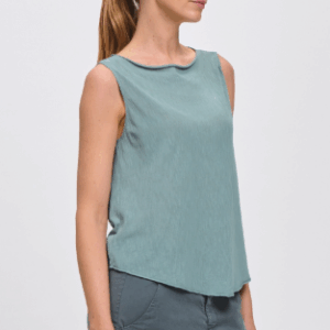 T-shirt smanicata collo a barca in misto cotone C5400- Transit Par Such