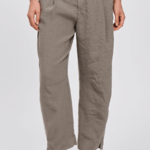 Pantalone baloon fit in misto lino e viscosa CC123- Transit Par Such