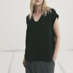 Camicia manica corta misto lino viscosa CE141 - Transit Par Such