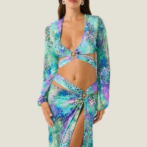 Top anello patch animalier 126WBWBK6255 - 4Giveness