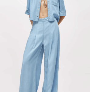 Jeans Wide Leg in denim lyocell RA6080-D5049-77564 - Blugirl