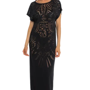 Abito Lungo Graffiti PG136A - Pin-Up Stars