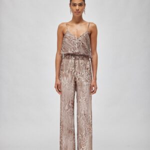 Pantaloni in Chiffon Animalier RA6038-TS121 - Blugirl