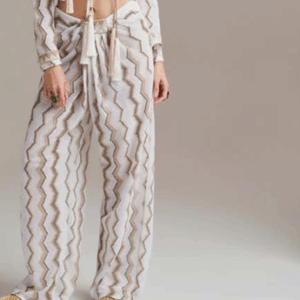 Pantalone cavallo basso in tessuto rachel - PHO Firenze