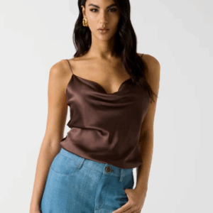 Top in misto seta G6GH34W2587 - MARCIANO