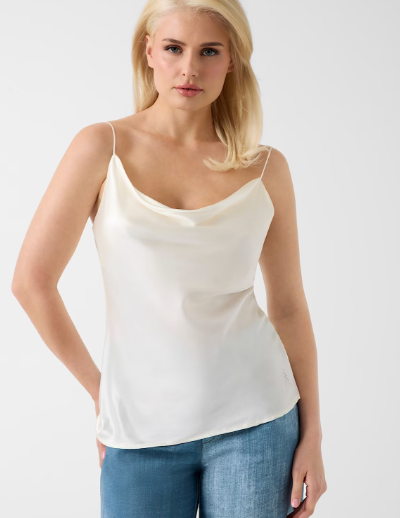 Top in misto seta G6GH34W2587 - MARCIANO - immagine 6