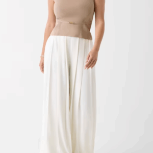 Pantalone palazzo in viscosa stampata G6GB09W1875 - MARCIANO