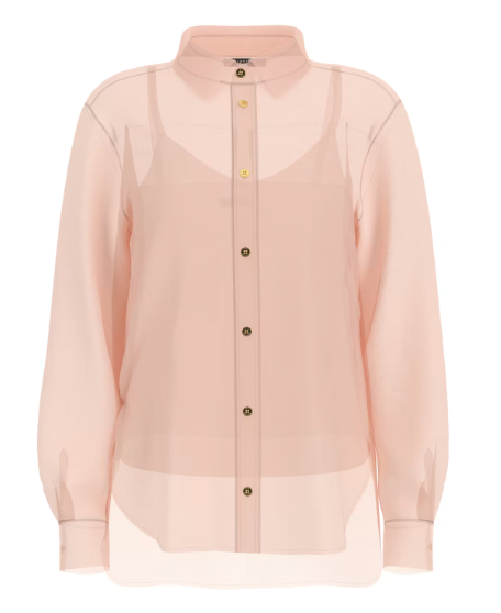 Camicia asimmetrica in lyocell G6GH23W2198 - MARCIANO - immagine 11
