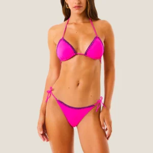 Triangolo e slip laccetti insaccato color crochet 126WBWBK5631- 4Giveness
