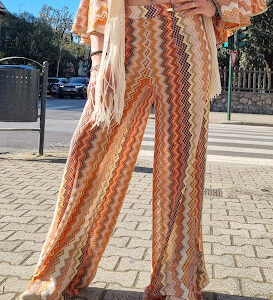 Pantalone campana in tessto rachel- PHO Firenze