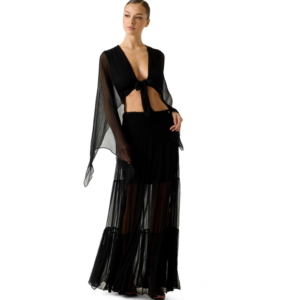 Gonna lunga in viscosa G6YD03 W3035 - MARCIANO