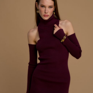 Abito in maglia con manicotti 263NS041 -  No Secrets Milano
