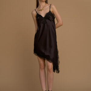 Abito sottoveste raso e pizzo 263NS178 - NO SECRETS MILANO