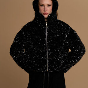Bomber imbottito paillettes all over 263NS070 - No Secrets Milano