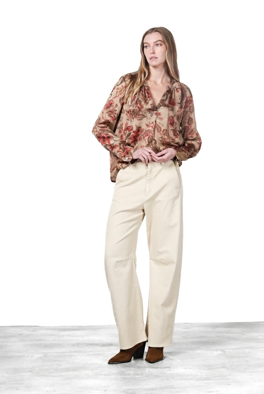 Adele camicia in viscosa fantasia 4CA4400 VIS14S1 - MASON'S - immagine 2