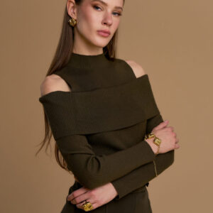 Maglia con dettaglio cut out sulle spalle 263NS175 -  No Secrets Milano