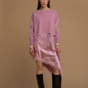 Maglia over con pizzo 263NS031 -  No Secrets Milano
